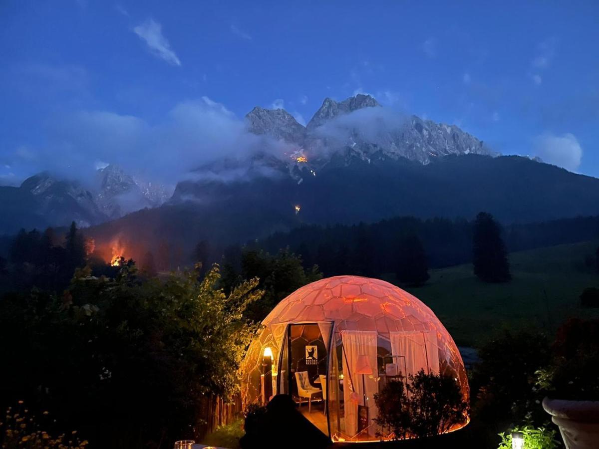 Bayern - Adults Only - Mit Zugspitzblick - Eibsee-naehe - Wellnessbereich - Naturpool Im Sommer Hotel Grainau